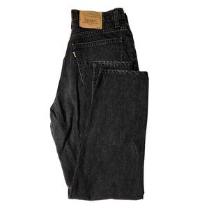 Vintage Levi Strauss 90s 816 Woman 31X31 Black Denim Jeans High‎ Rise Mom